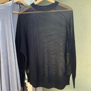 All Saints Mesh Top